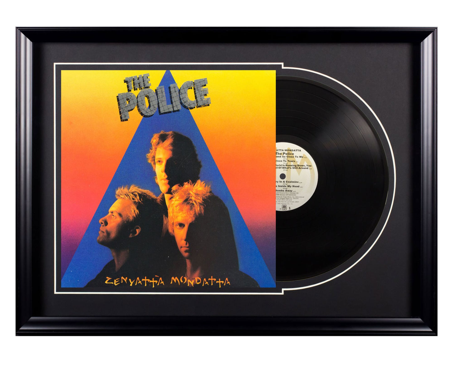 The Police "Zenyatta Mondatta" - Deluxe Framed Album