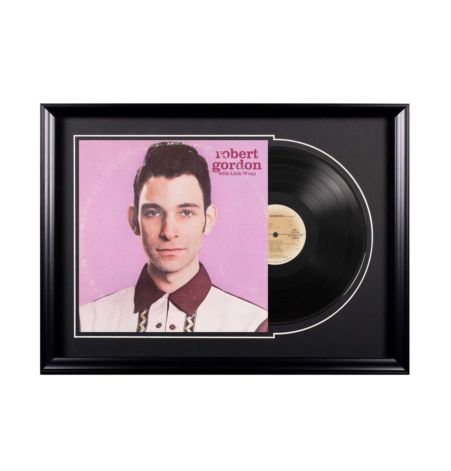 Deluxe Framed Album - Robert Gordon-With Link Wray