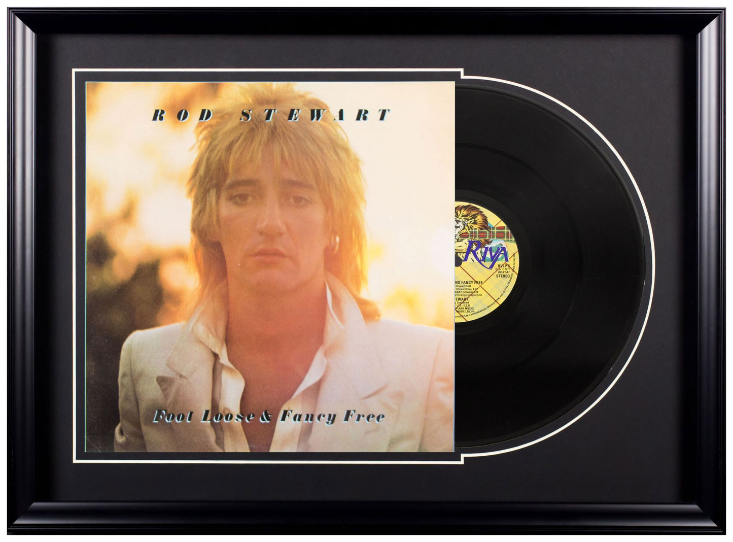 Deluxe Framed Album - Rod Stewart-Foot Loose & Fancy Free