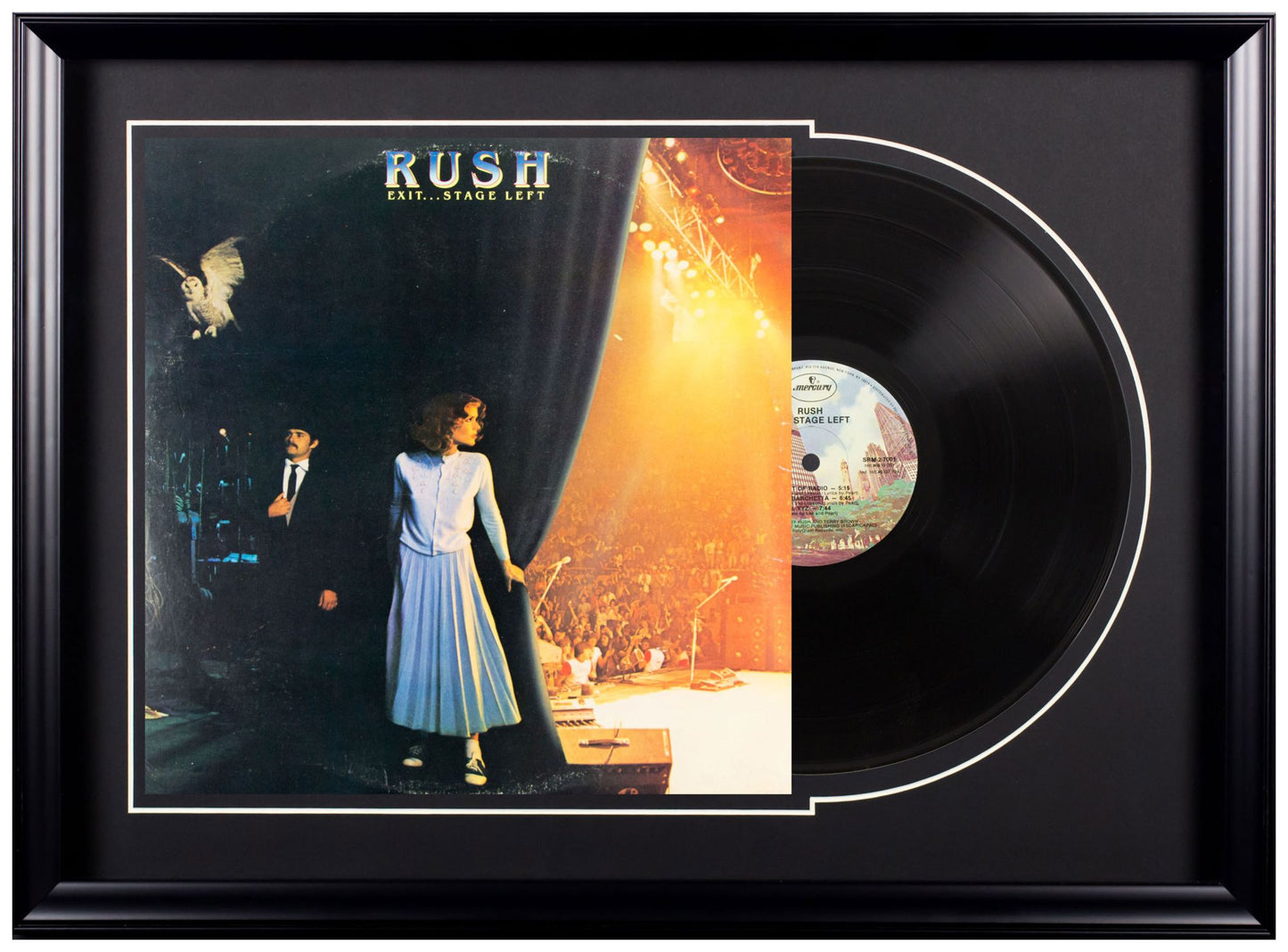 Deluxe Framed Album - Rush- Exit?Stage Left