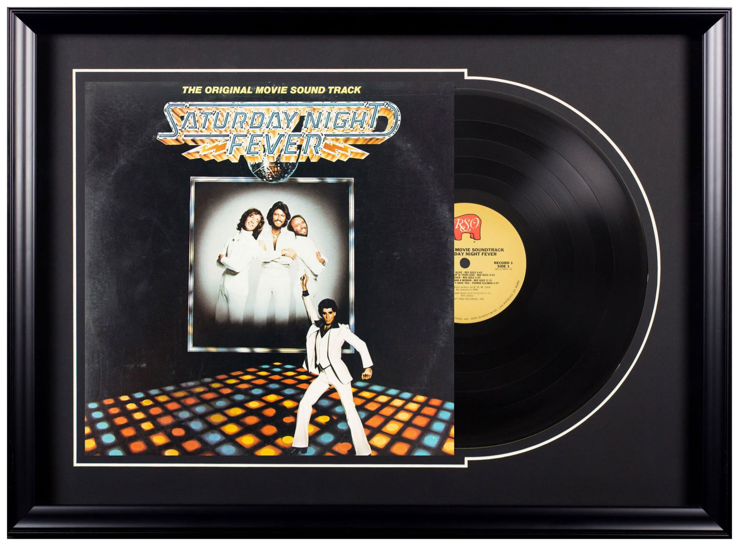 Deluxe Framed Album - The Original Movie Sound Track of Saturday Night Fever
