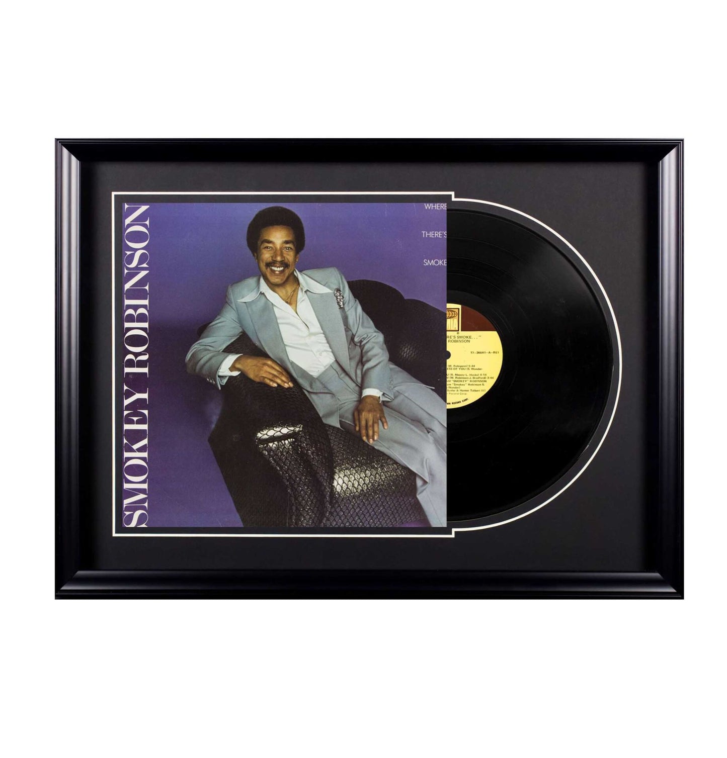 Deluxe Framed Album - Smokey Robinson-Where There's Smoke