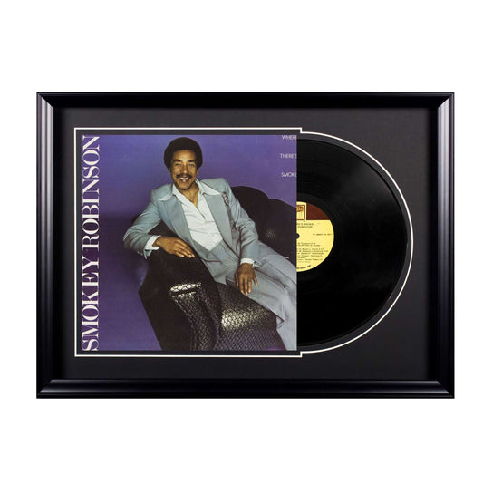 Deluxe Framed Album - Smokey Robinson-Where There's Smoke