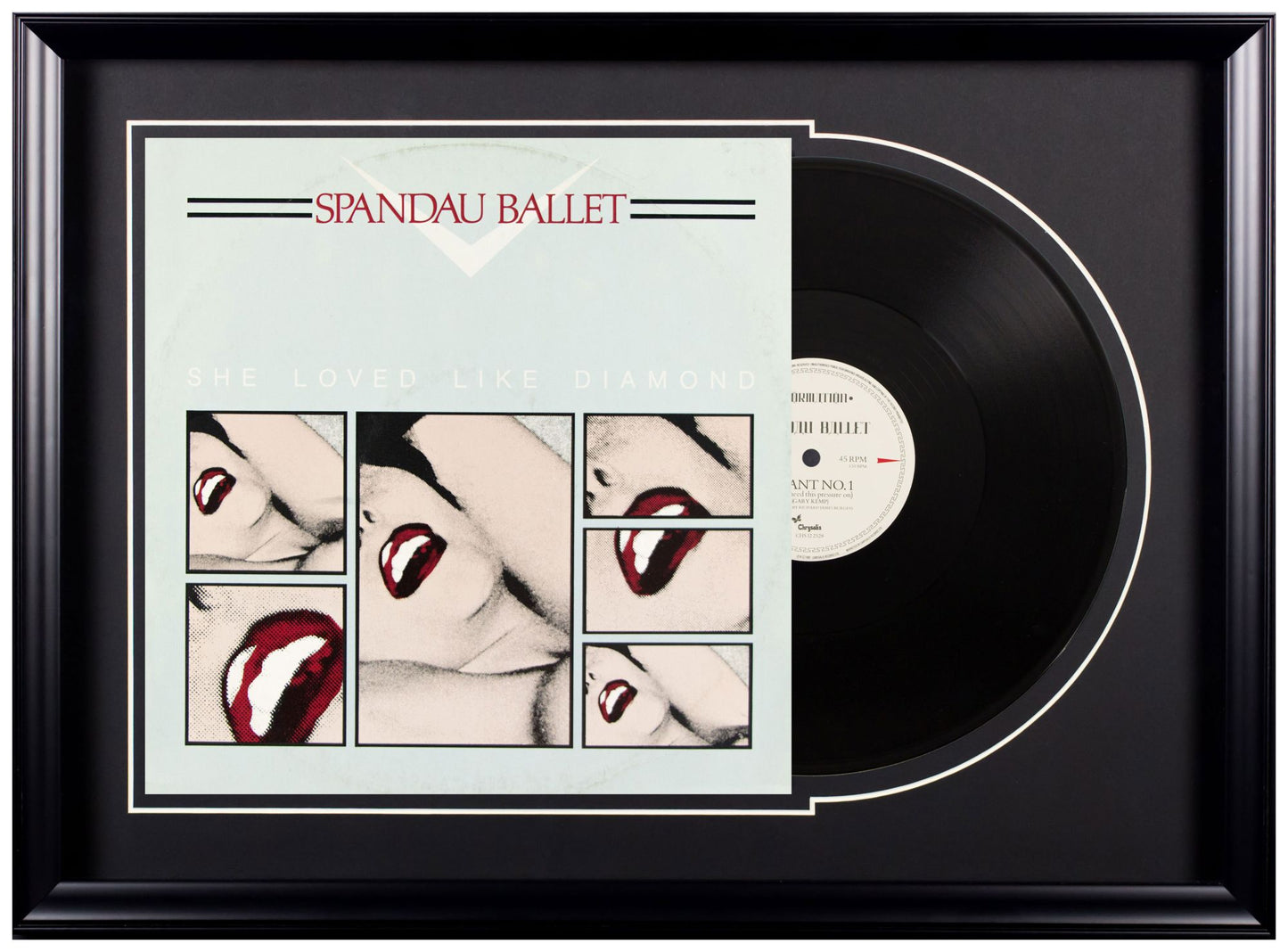 Deluxe Framed Album - Spandau Ballet-She Loved Like Diamond