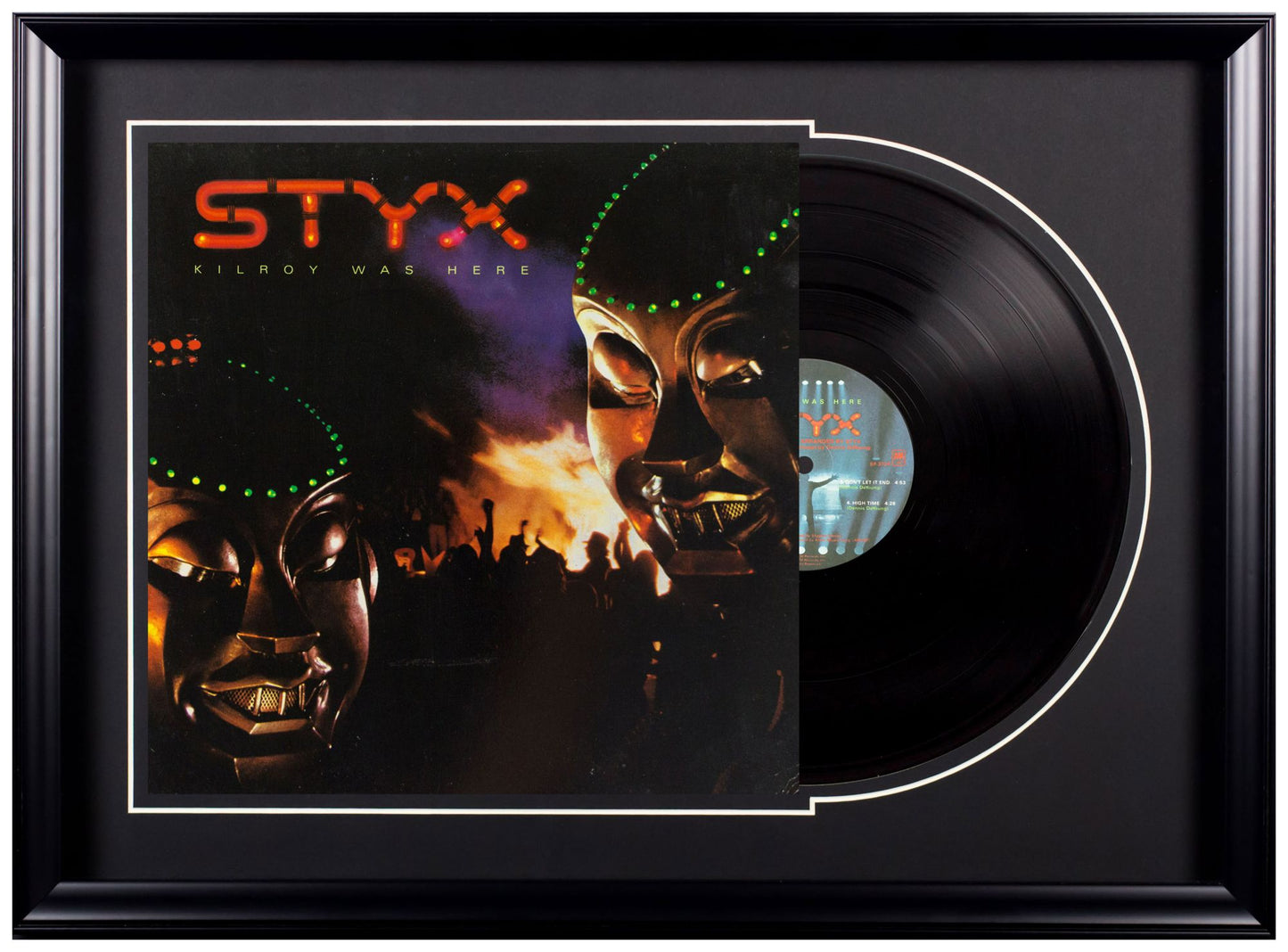 Deluxe Framed Album - Styx-Kilroy Was Here