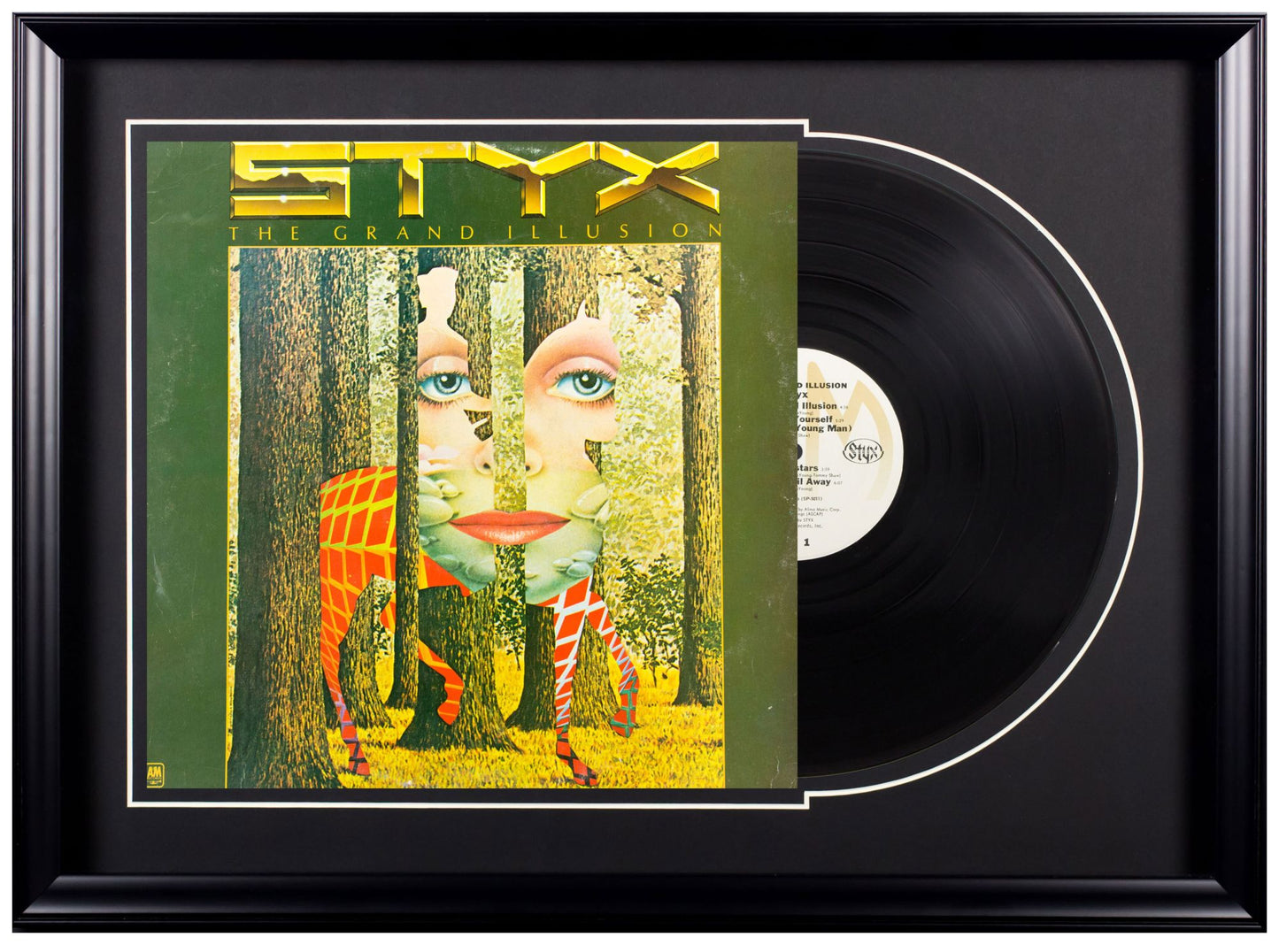 Deluxe Framed Album - Styx- The Grand Illusion