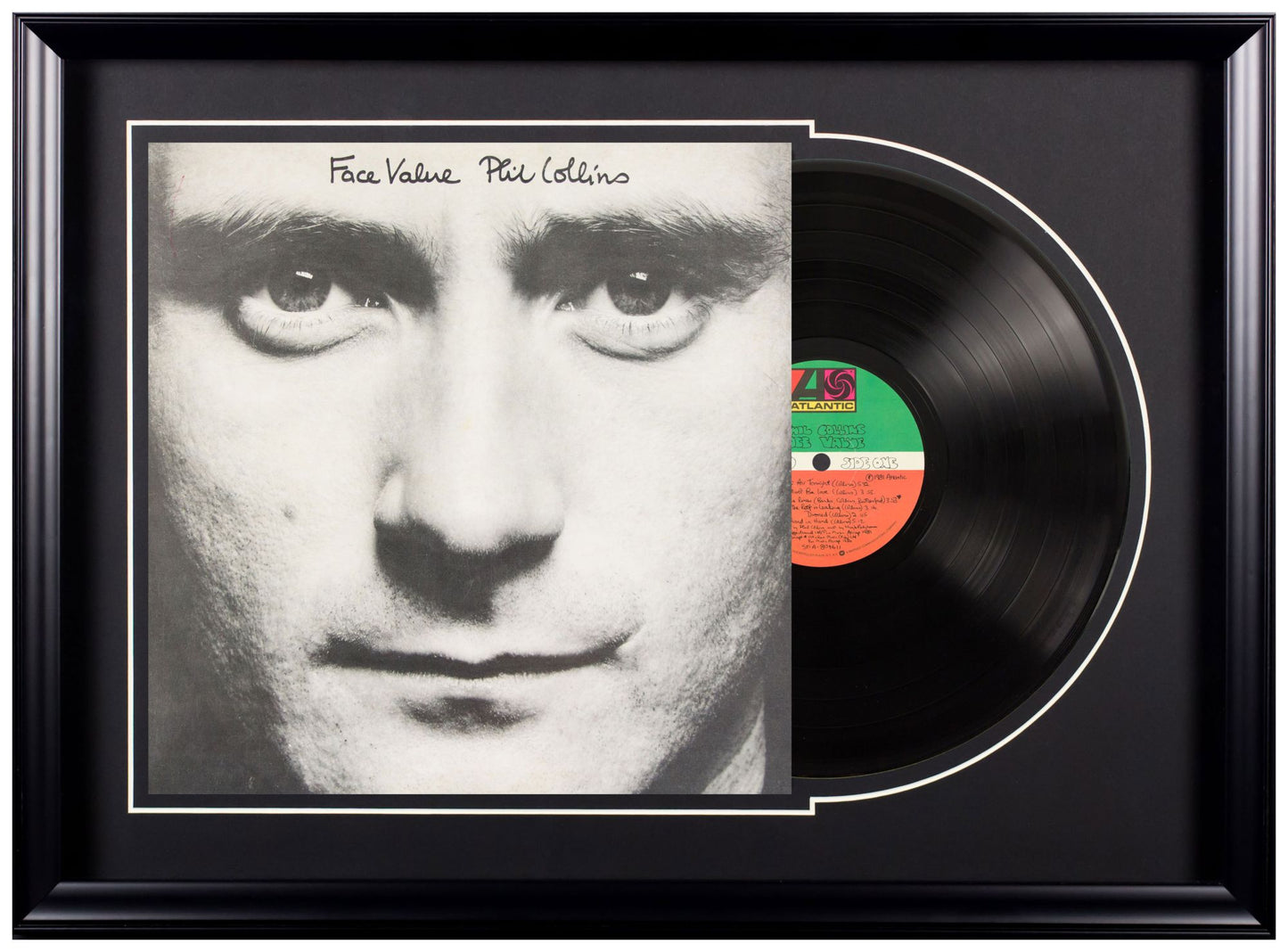 Deluxe Framed Album - Phil Collins-Face Value