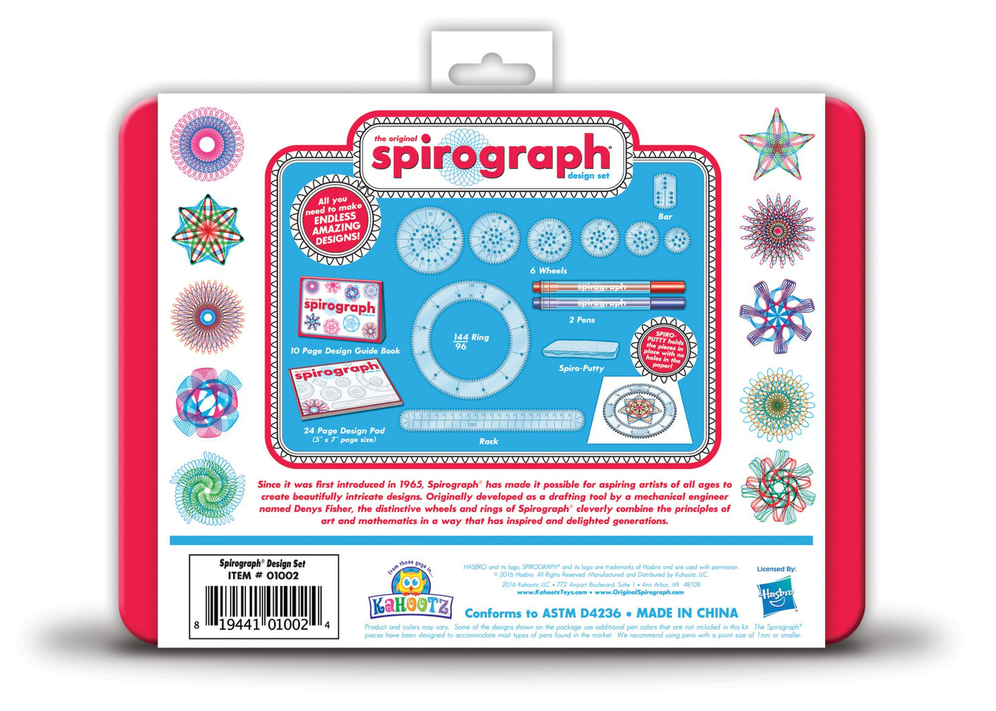 Spirogragh Design Set Tin