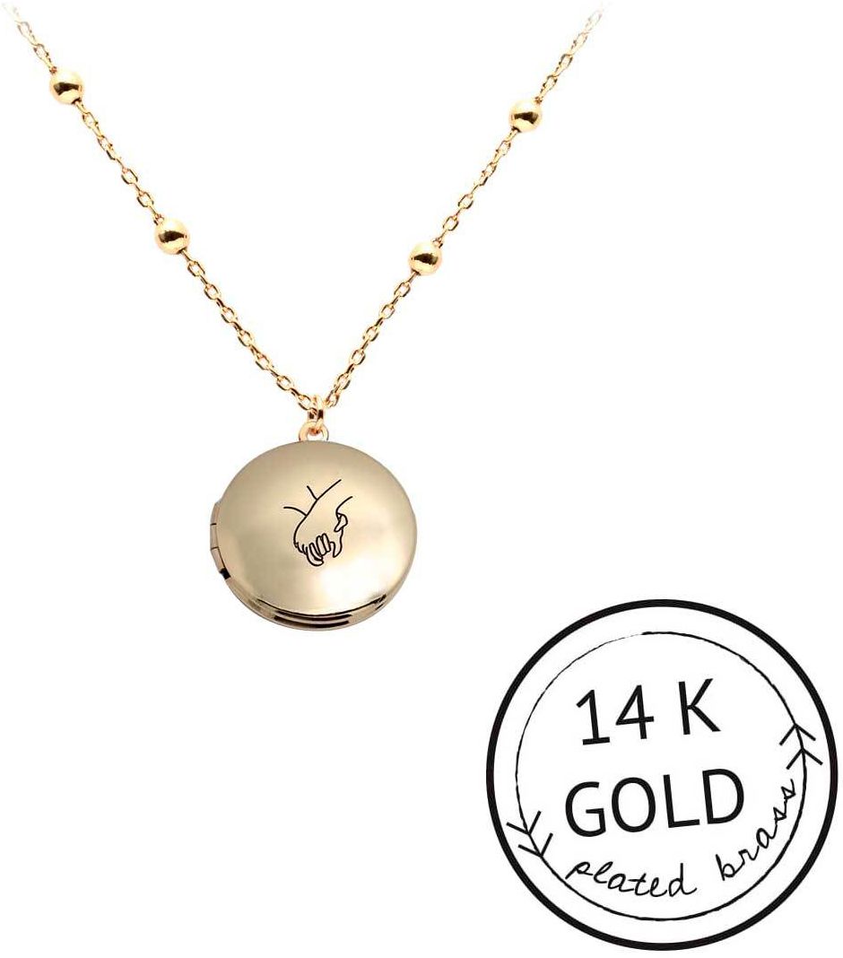 Holding Hands Charm Locket