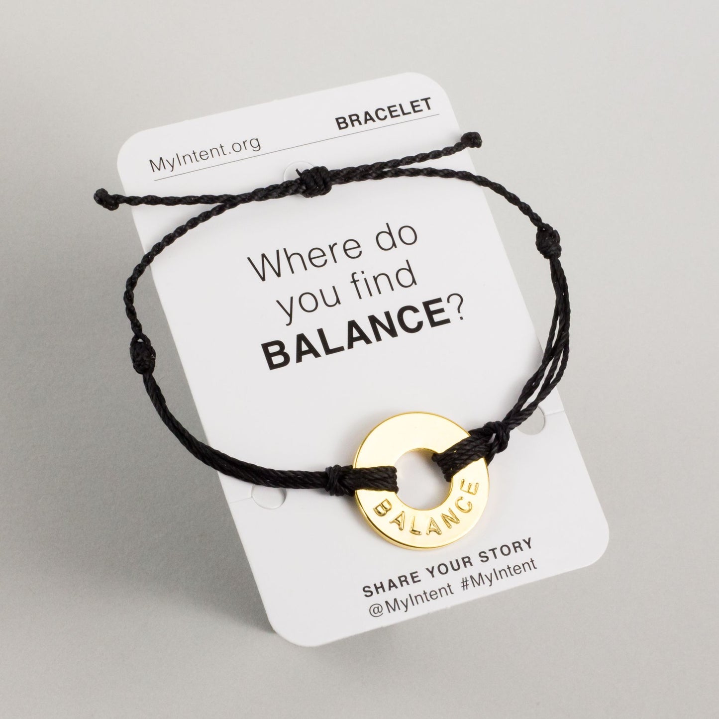 Bracelet Twist Black Gold Balance x1
