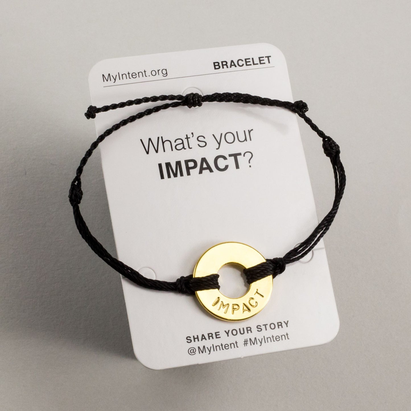 Bracelet Twist Black Gold Impact x1