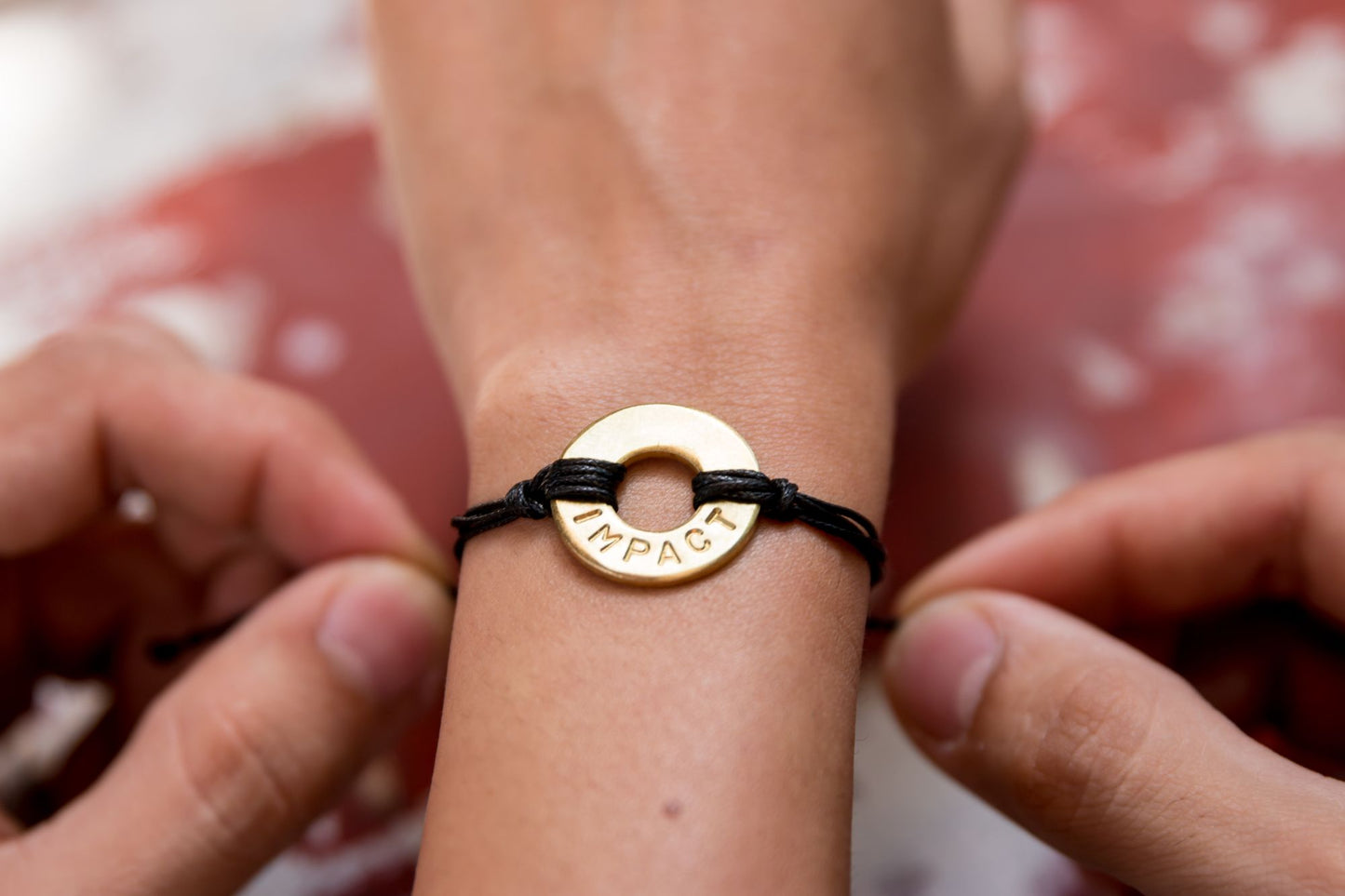 Bracelet Twist Black Gold Impact x1