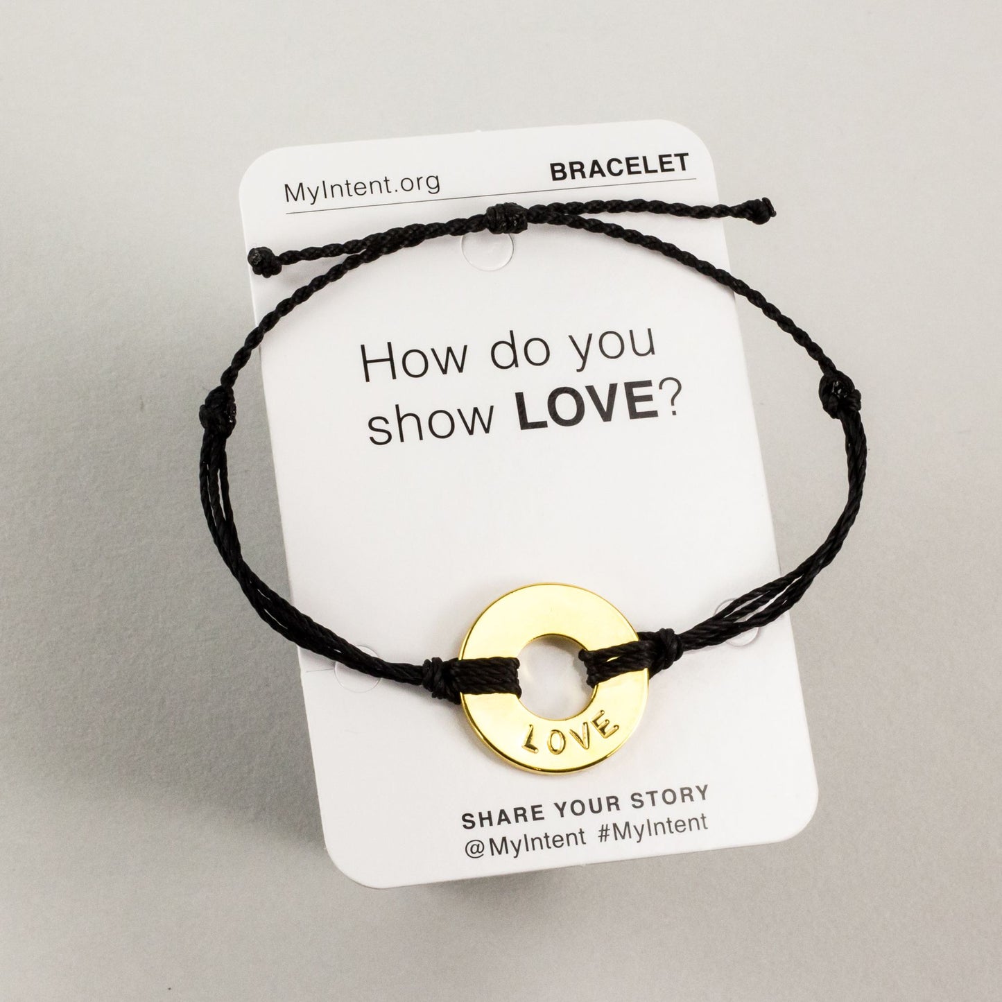 Bracelet Twist Black Gold Love x1