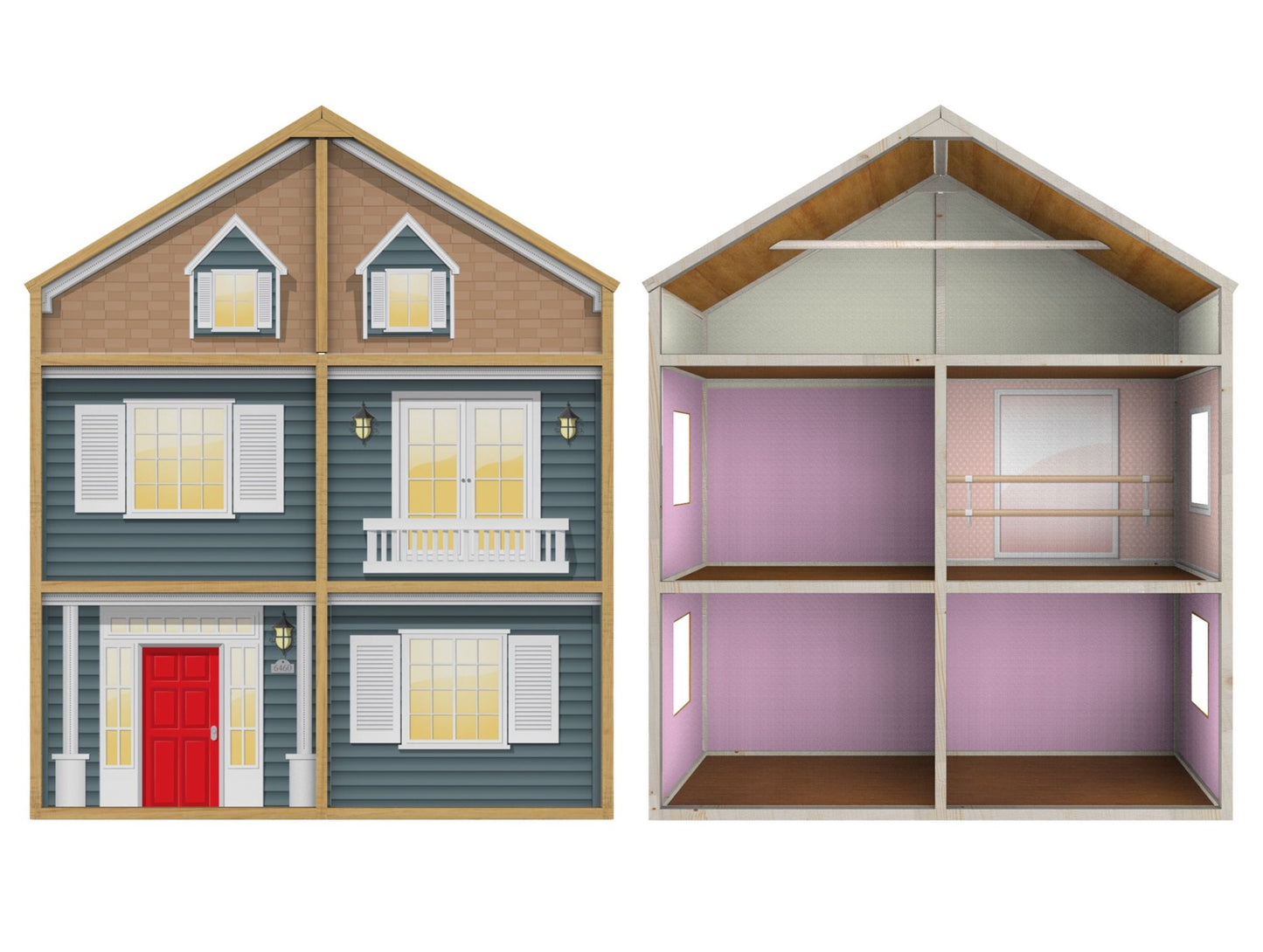 My Girl's 6' Tall Dollhouse for 18'' Dolls - Country French Style