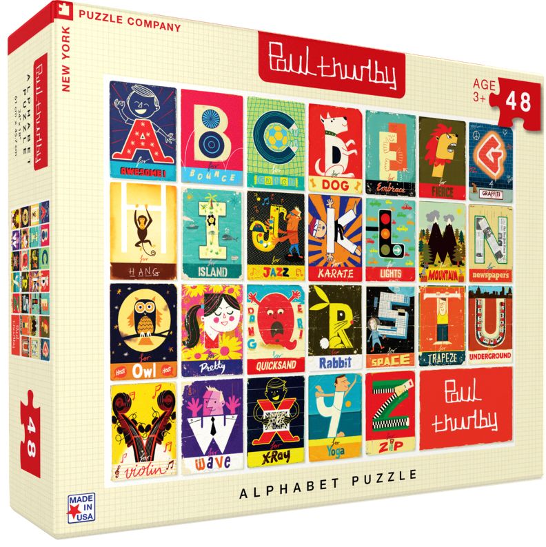 Alphabet Collage Floor Puzzle