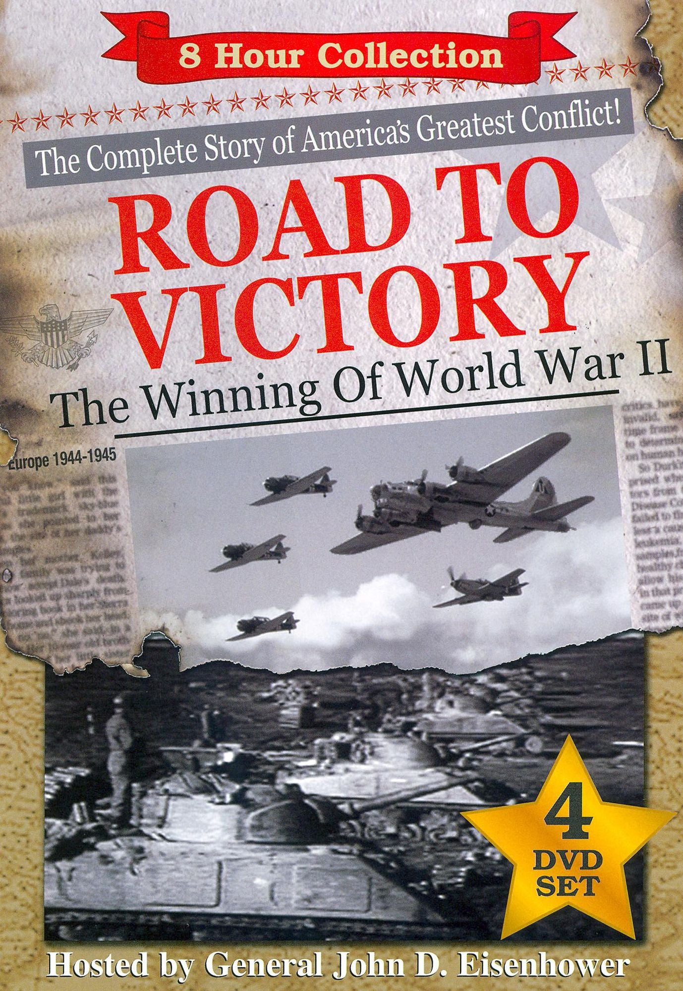 World War 2 Great Battles and Generals: Road to Victory [4 Discs]