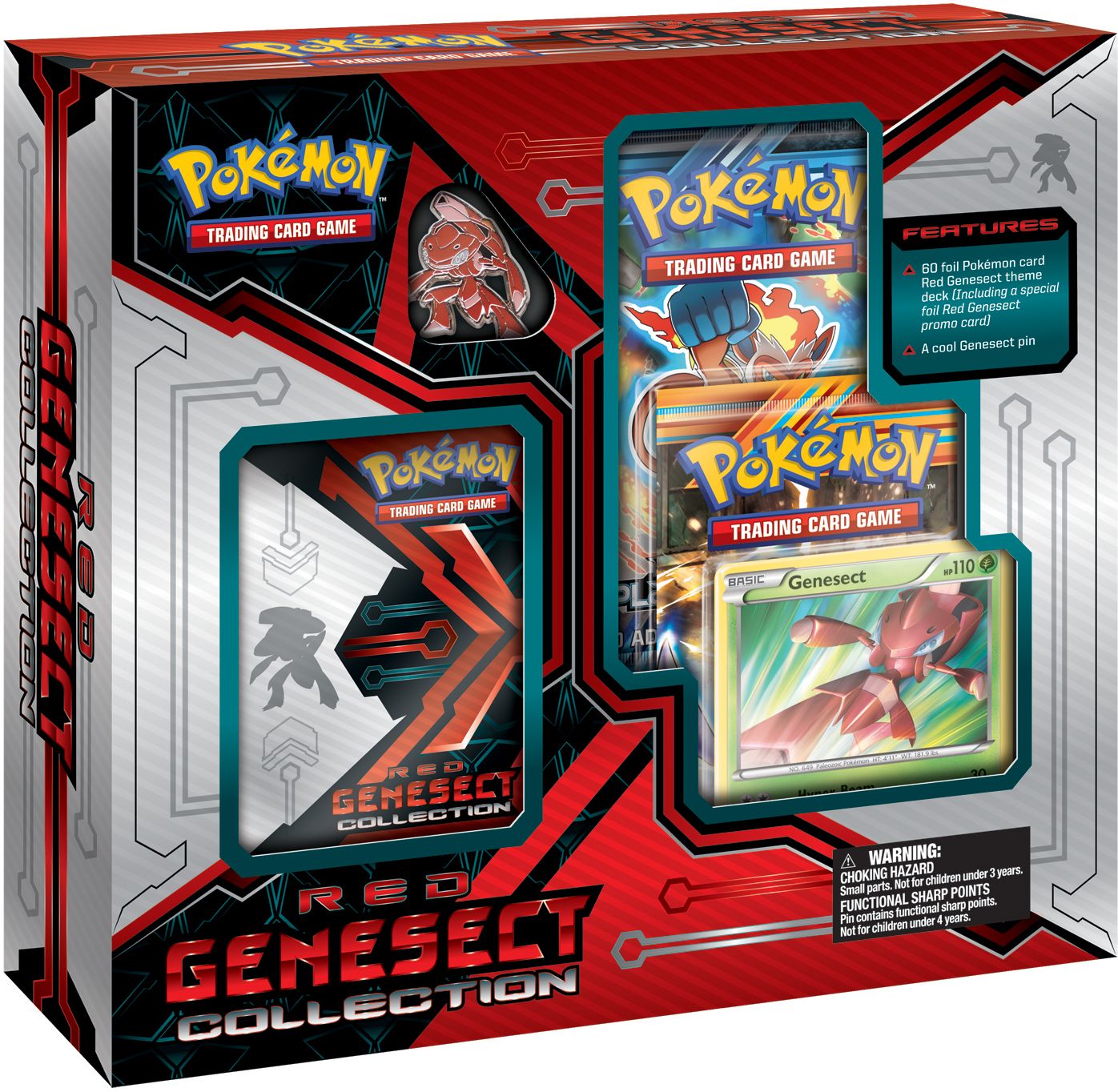 Pokemon TCG: Red Genesect Collection