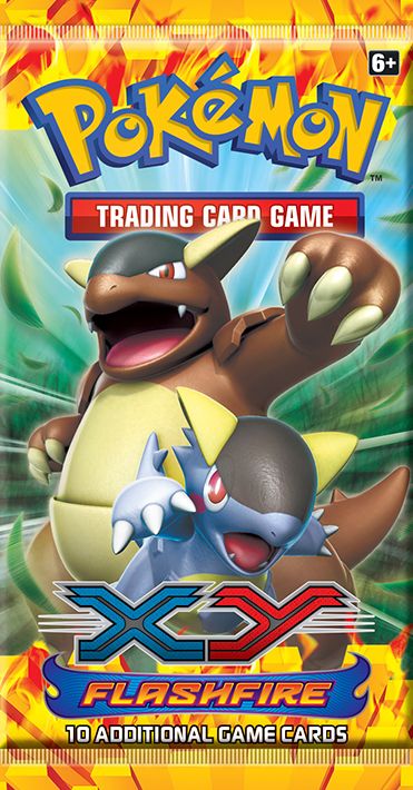Pokémon TCG: XY2 Flashfire Sleeved Boosters