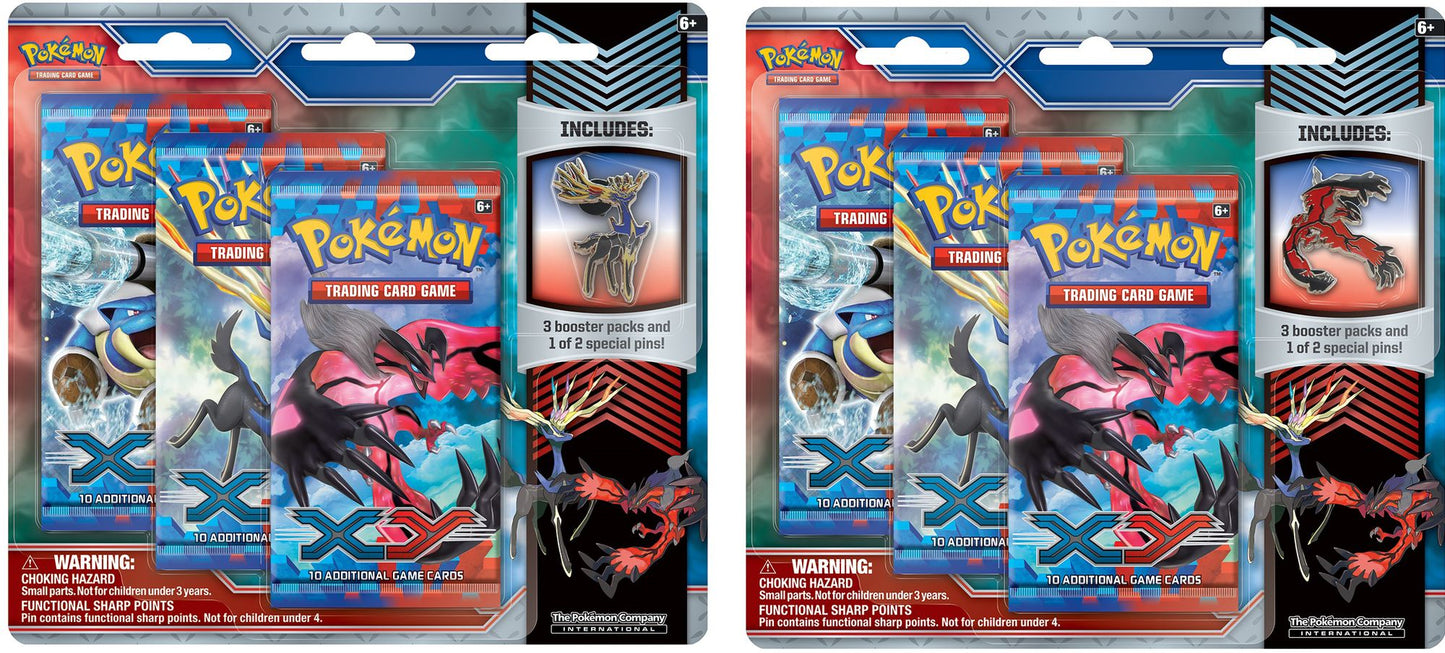 Pokemon TCG: XY Collector's Pin 3 Pack