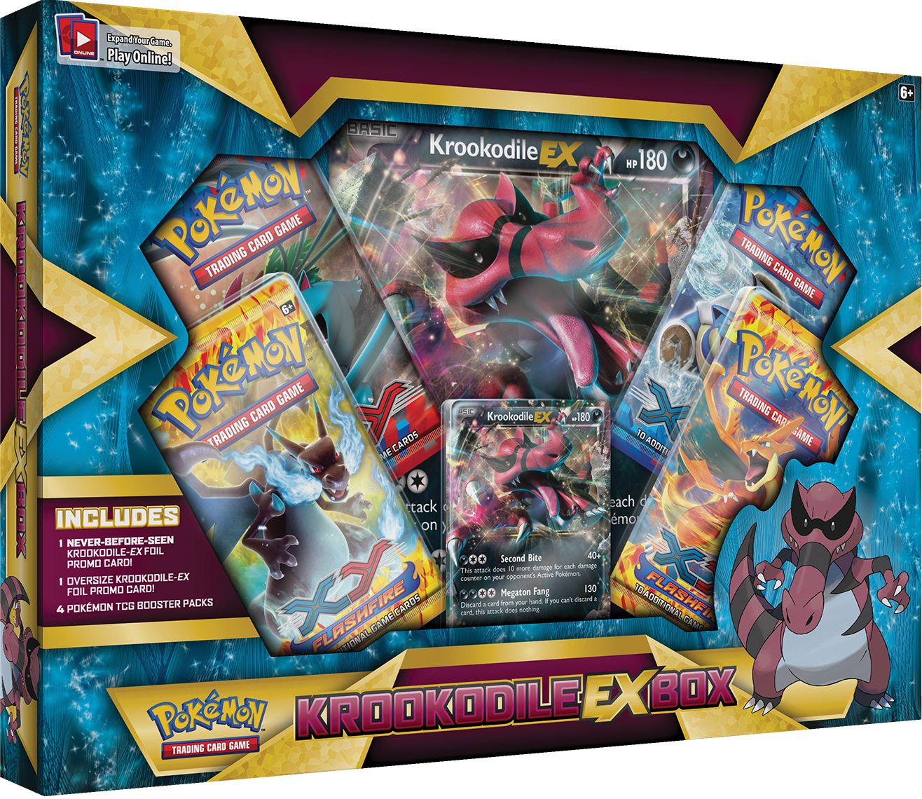 Pokmon TCG: Krookodile-EX Box
