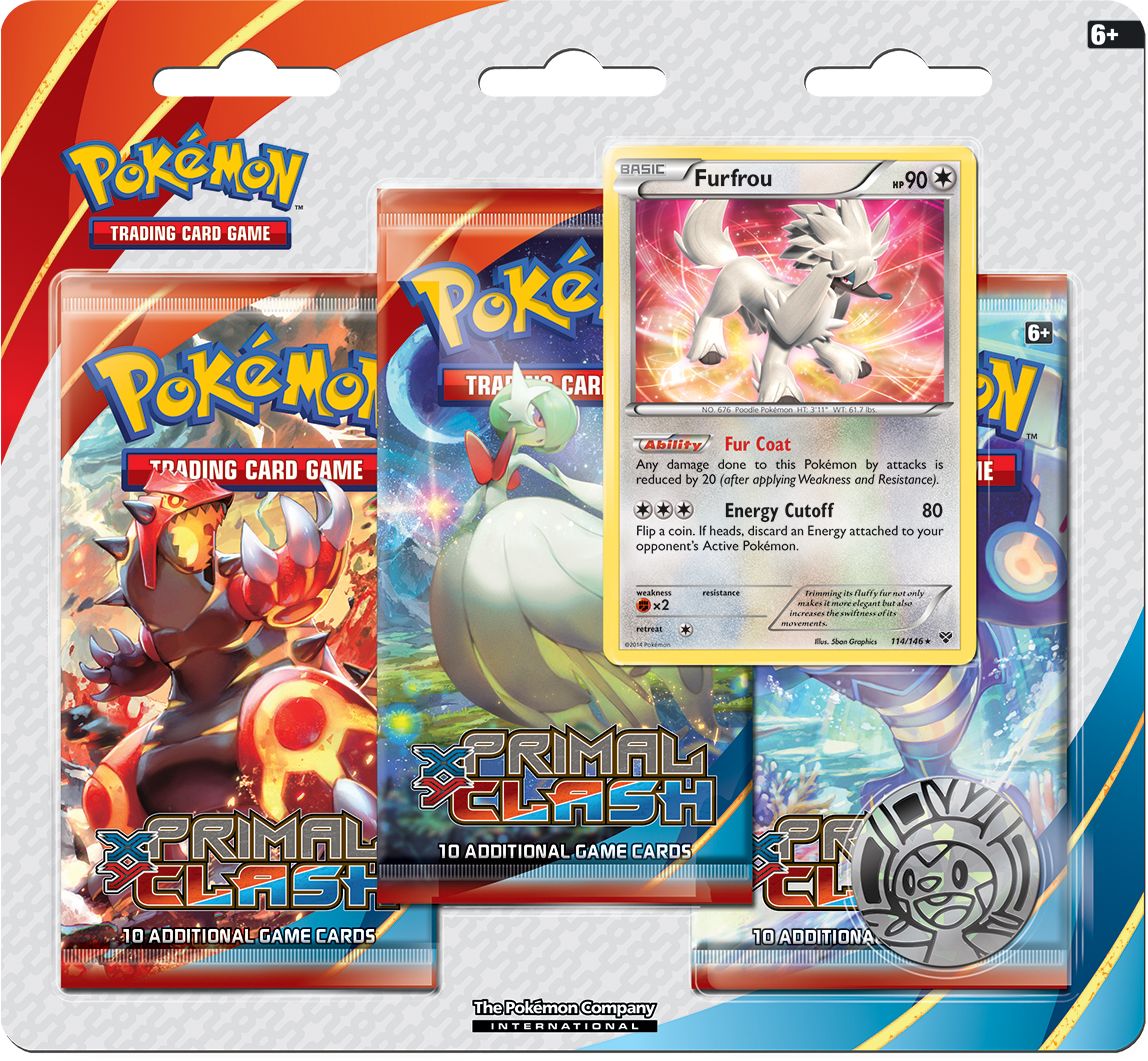 Pokemon TCG: XY5 - Primal Clash Three-Booster Blister