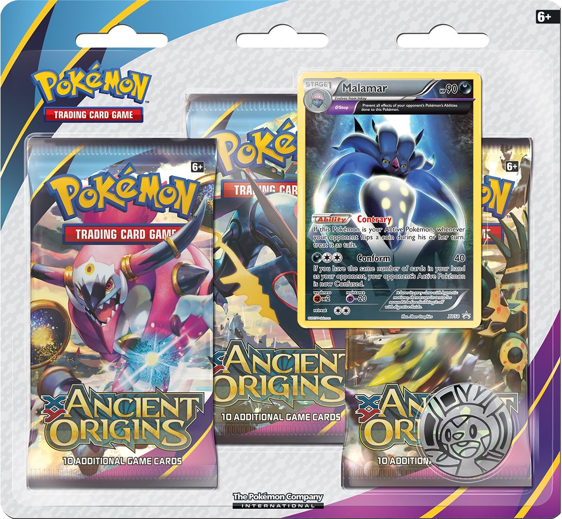 Pokemon TCG: XY7 - Ancient Origins Three-Booster Blister
