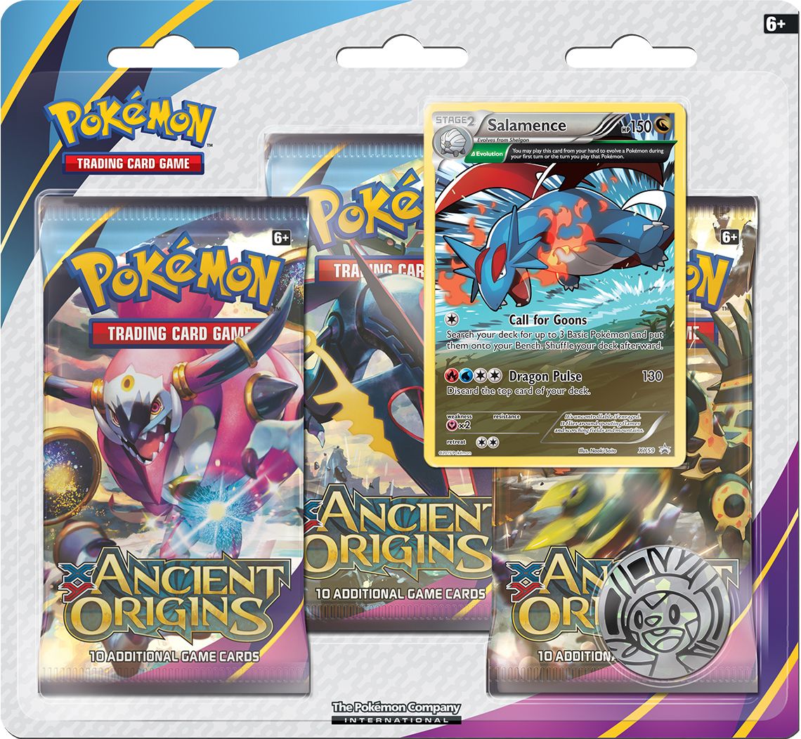 Pokemon TCG: XY7 - Ancient Origins Three-Booster Blister