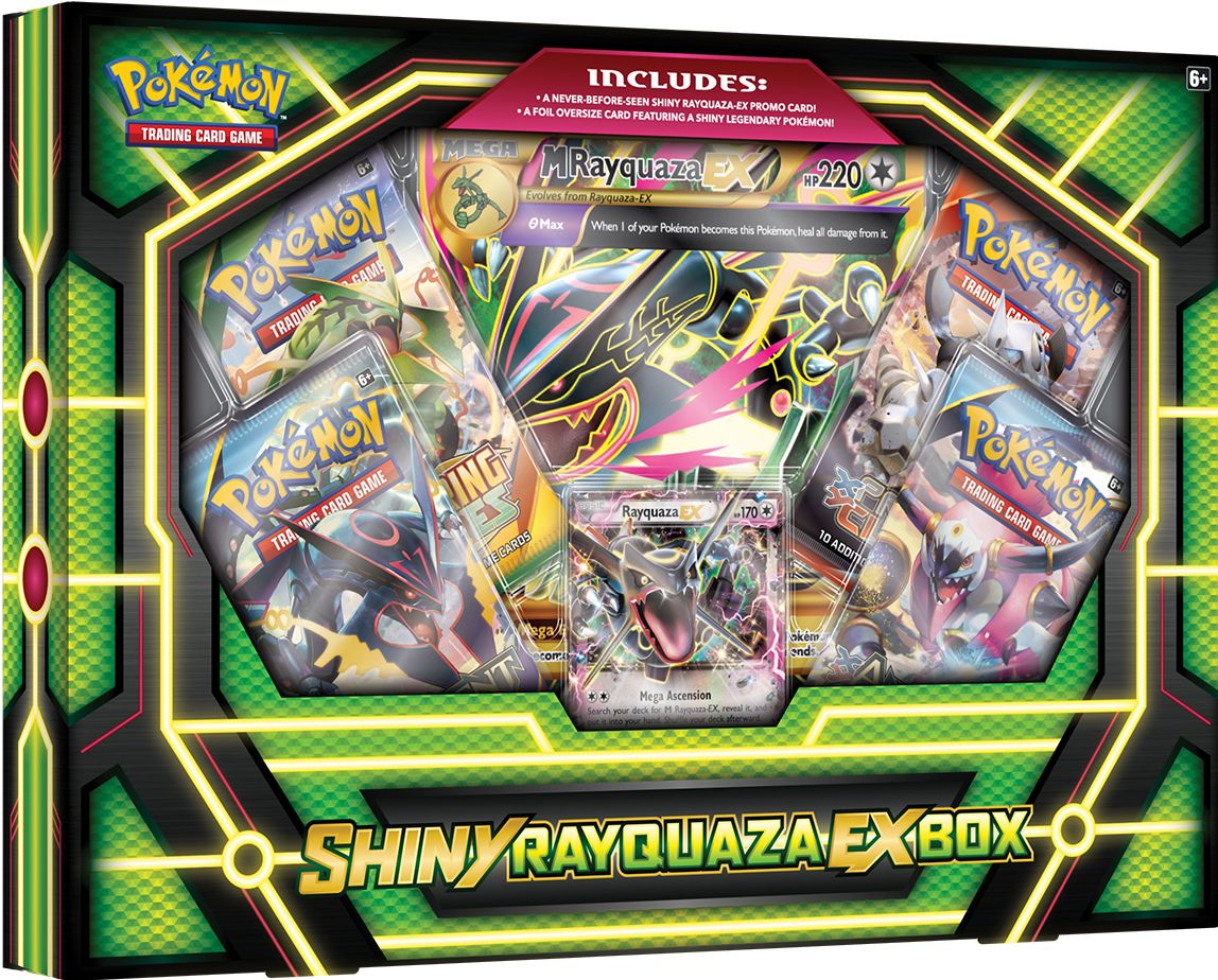 2015 POK SHINY RAYQUAZA EX BOX - 820650800160
