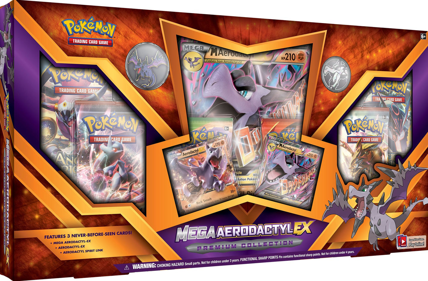 2016 POK MEGA AERODACTYLE EX BOX - 820650800634