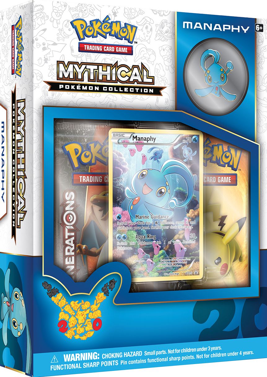 Pokémon TCG: Mythical Manaphy Pin Box