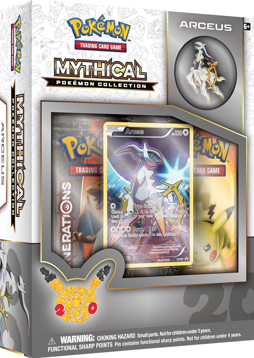 Pokemon TCG: Mythical Arceus Pin Box