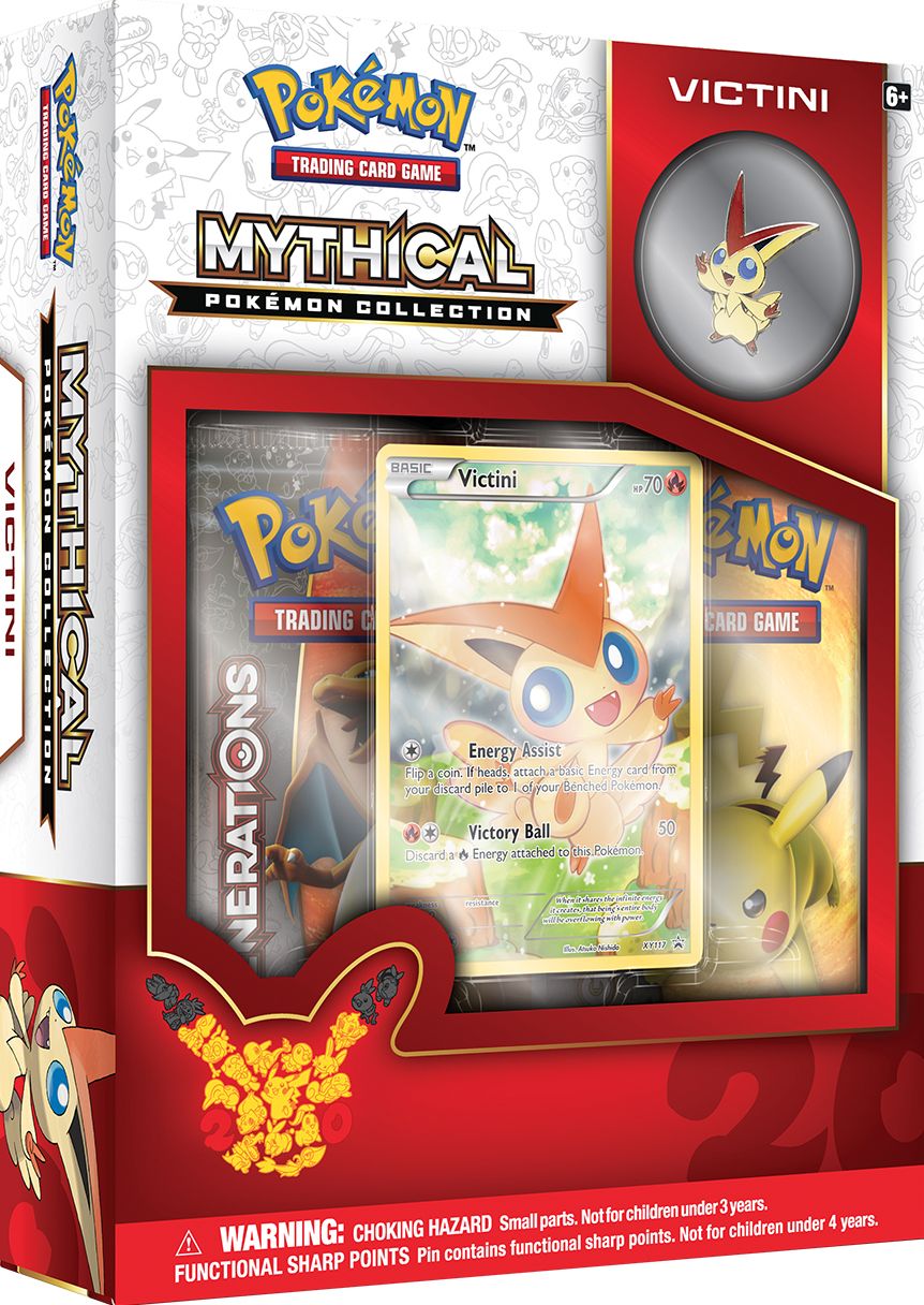 Pokemon TCG: Mythical Victini Pin Box