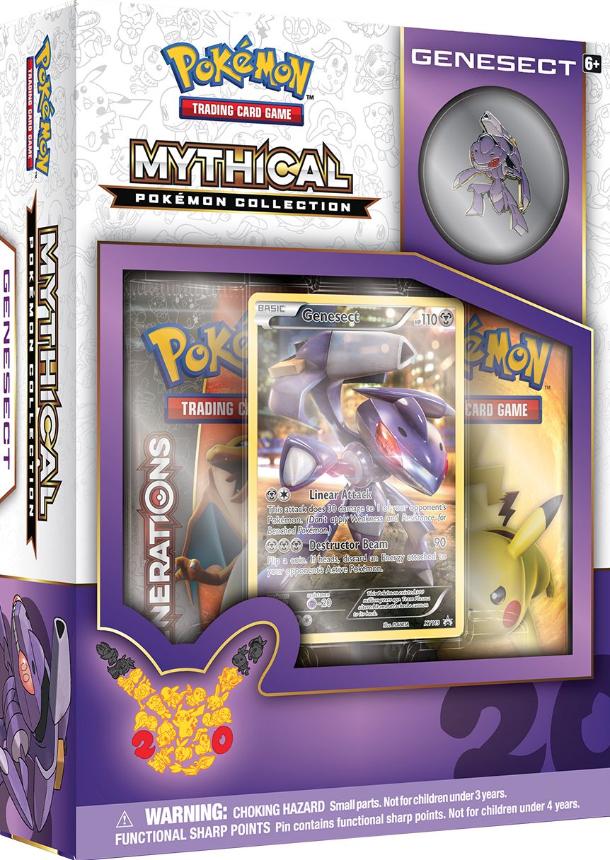 Pokemon TCG: Mythical Genesect Pin Box