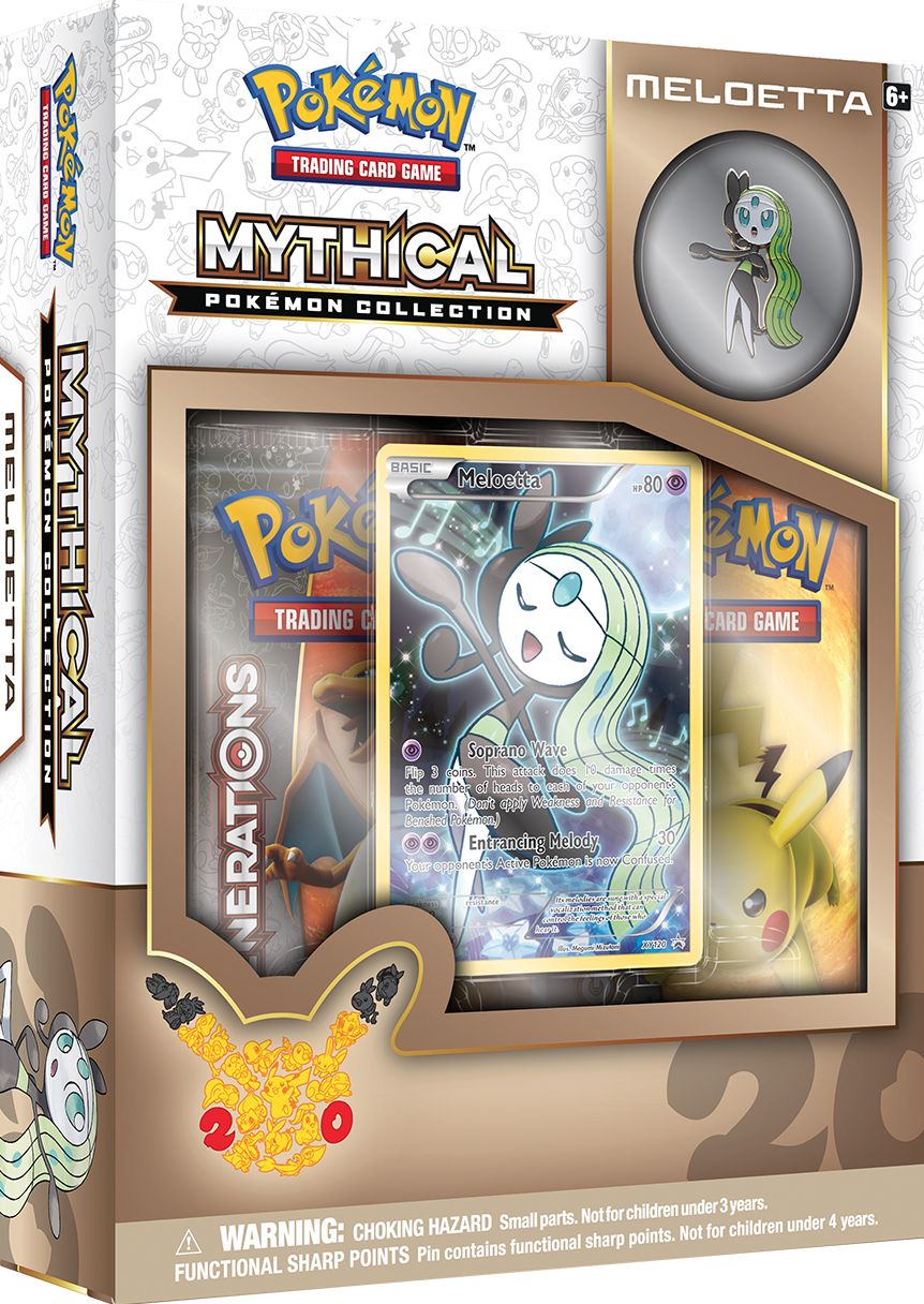 2016 POK MELOETTA 20TH ANNIVERSARY PIN BOX - 820650800962