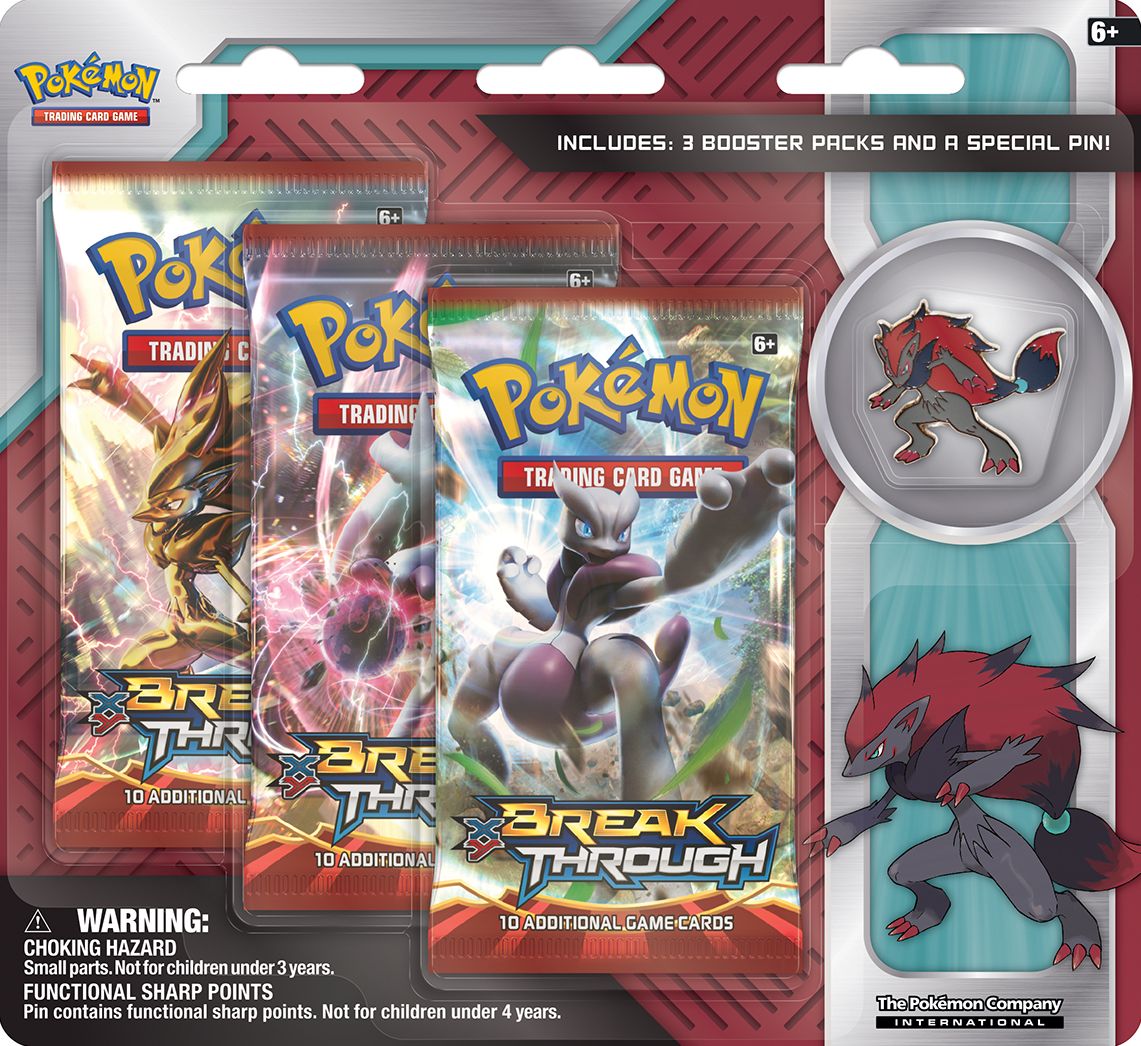 TOY POK ZOROARK 3PK PIN BLSTR - 820650801037