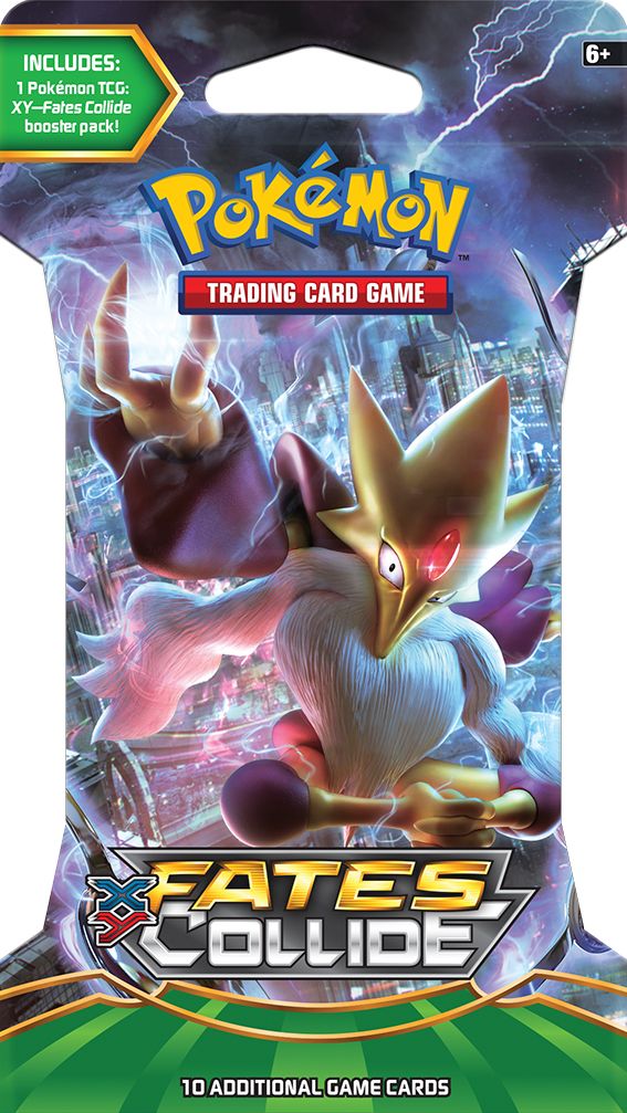 Pokemon TCG: XY10 Fates Collide Sleeved Boosters