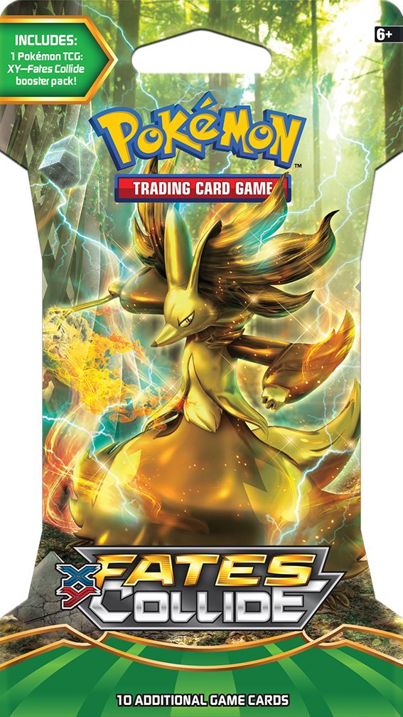 Pokemon TCG: XY10 Fates Collide Sleeved Boosters