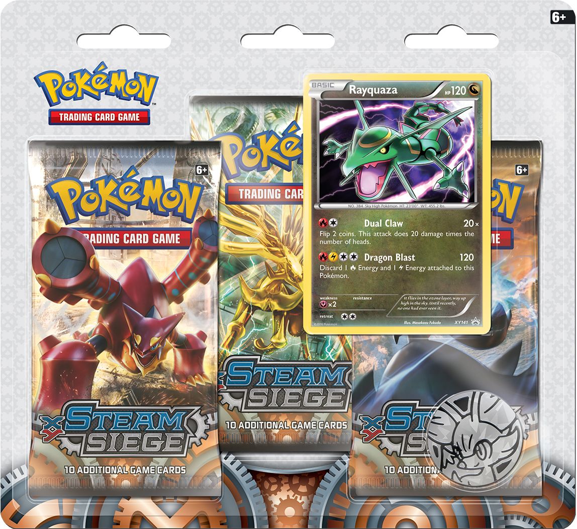 Pokemon TCG: XY - Steam Siege Three-Booster Blister