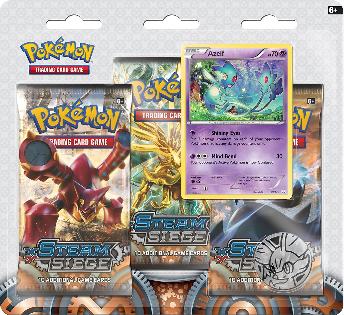 Pokemon TCG: XY - Steam Siege Three-Booster Blister