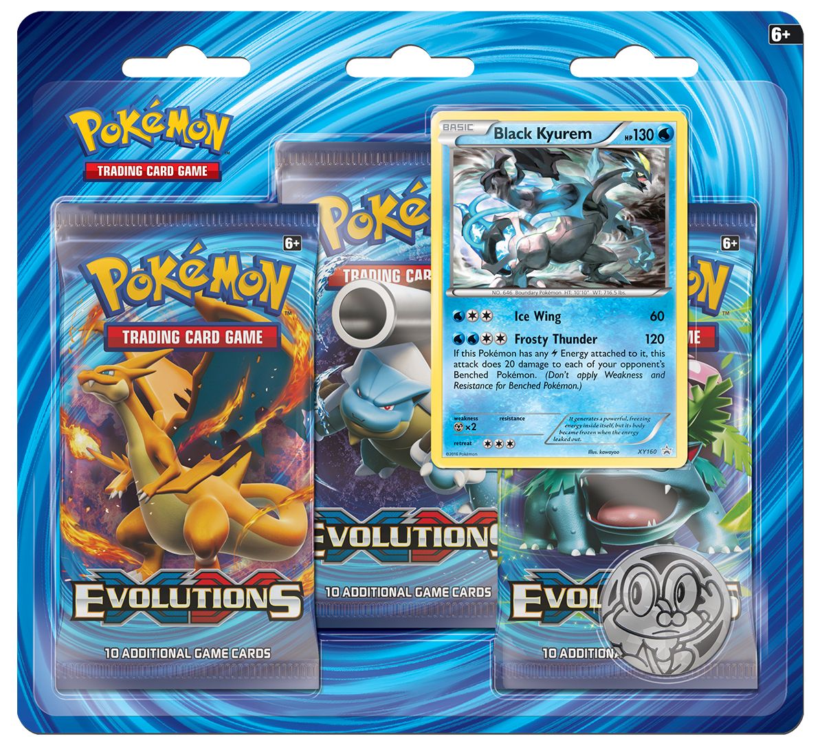 2016 POK XY S12 EVOLUTIONS 3PK BLSTR - 820650801570