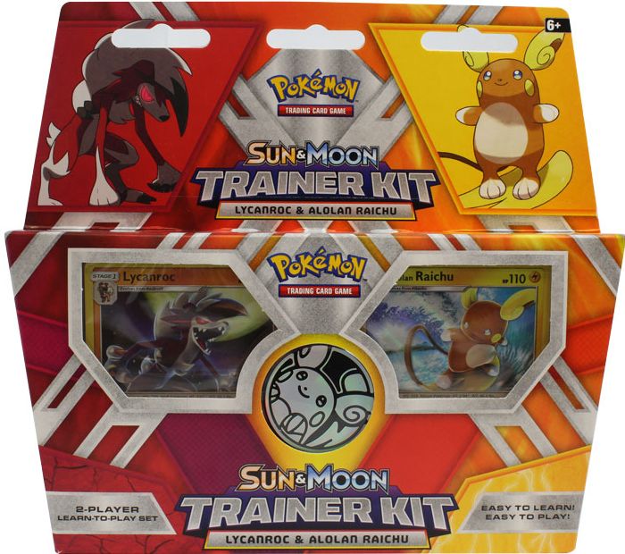 2017 POK SUN MOON S1 LYCANROC & ALOLAN RAICHU TRAINER KIT CSC - 820650802102
