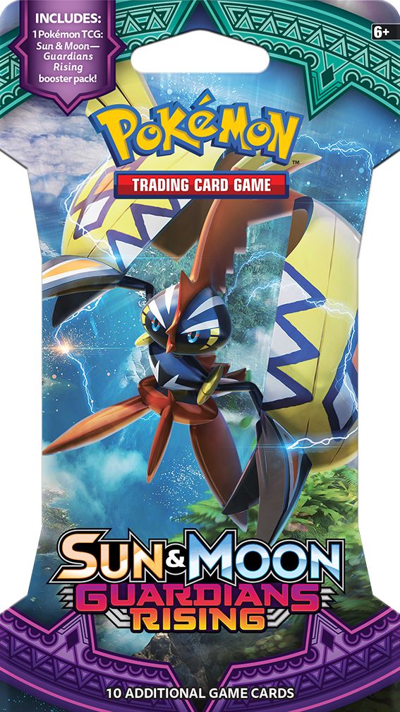 2017 POK SUN MOON S2 GUARDIANS RISING BL - 820650802157