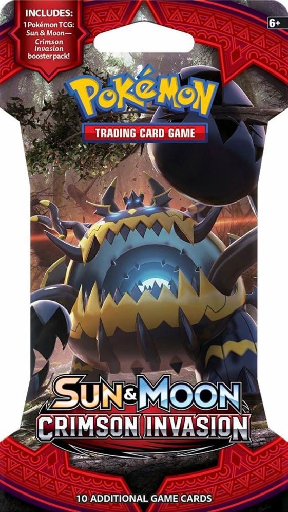 2017 POK SUN MOON S4 CRIMSON INVASION BLSTR - 820650802508