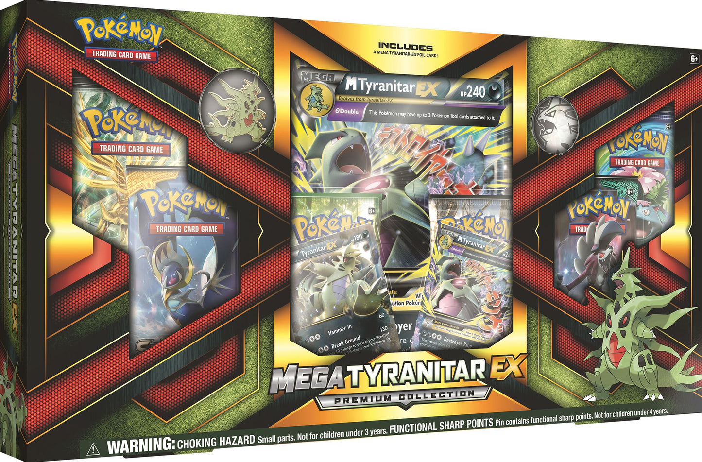 2017 POK MEGA TYRANITAR EX PREMIUM BOX - 820650802966