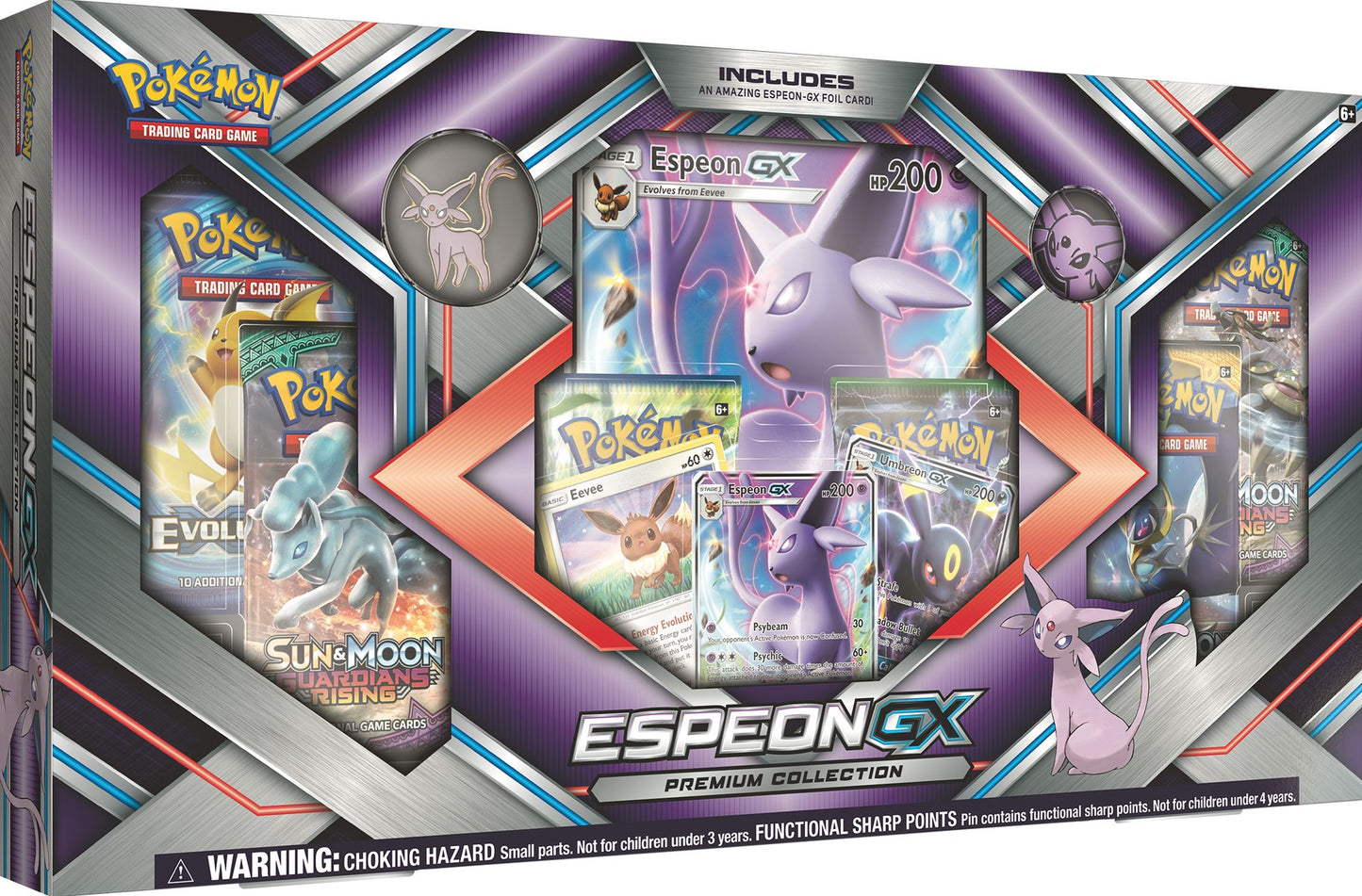 2017 POK ESPEON/UMBREON GX PREMIUM BOX - 820650802973