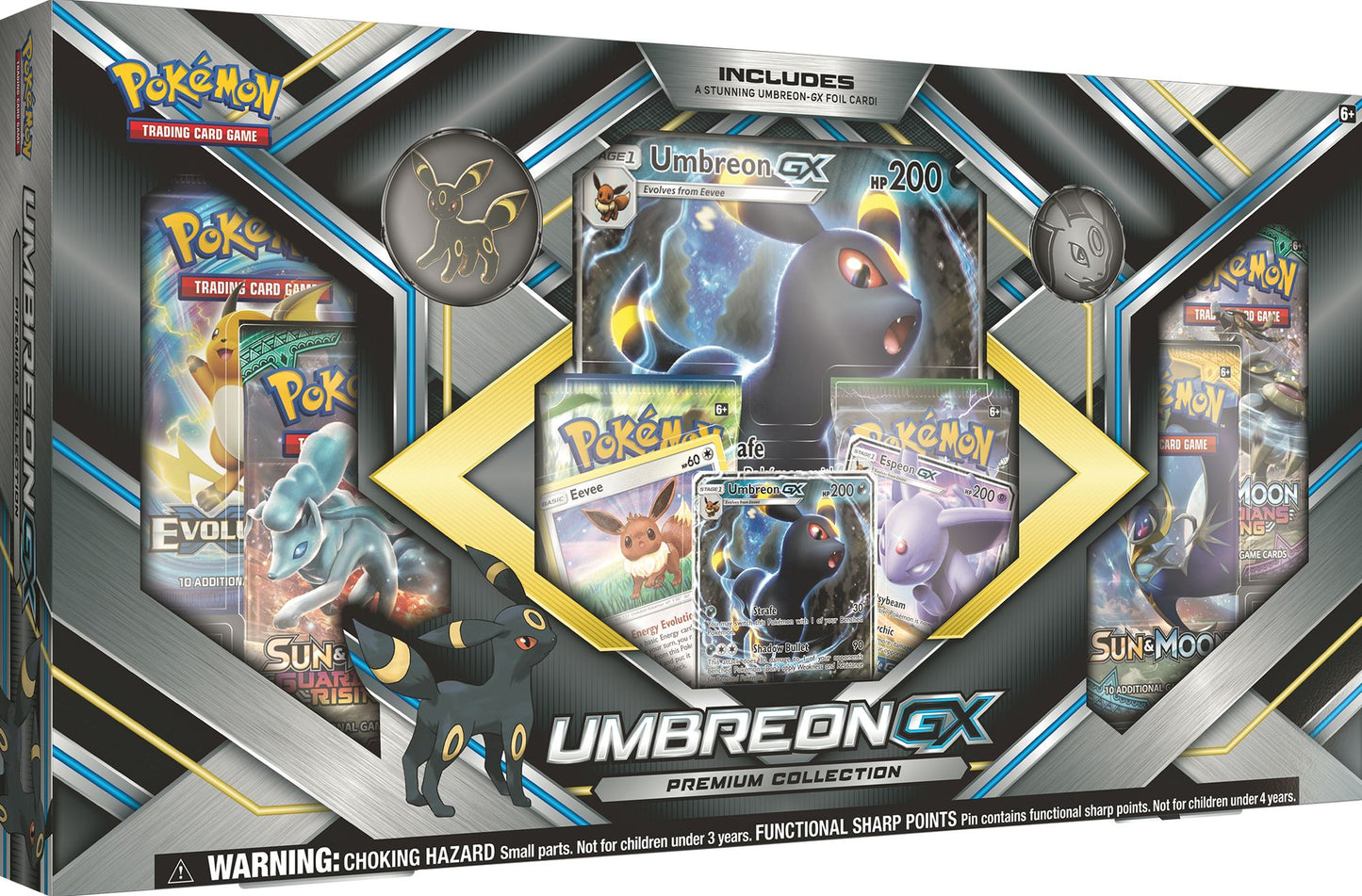 2017 POK ESPEON/UMBREON GX PREMIUM BOX - 820650802973