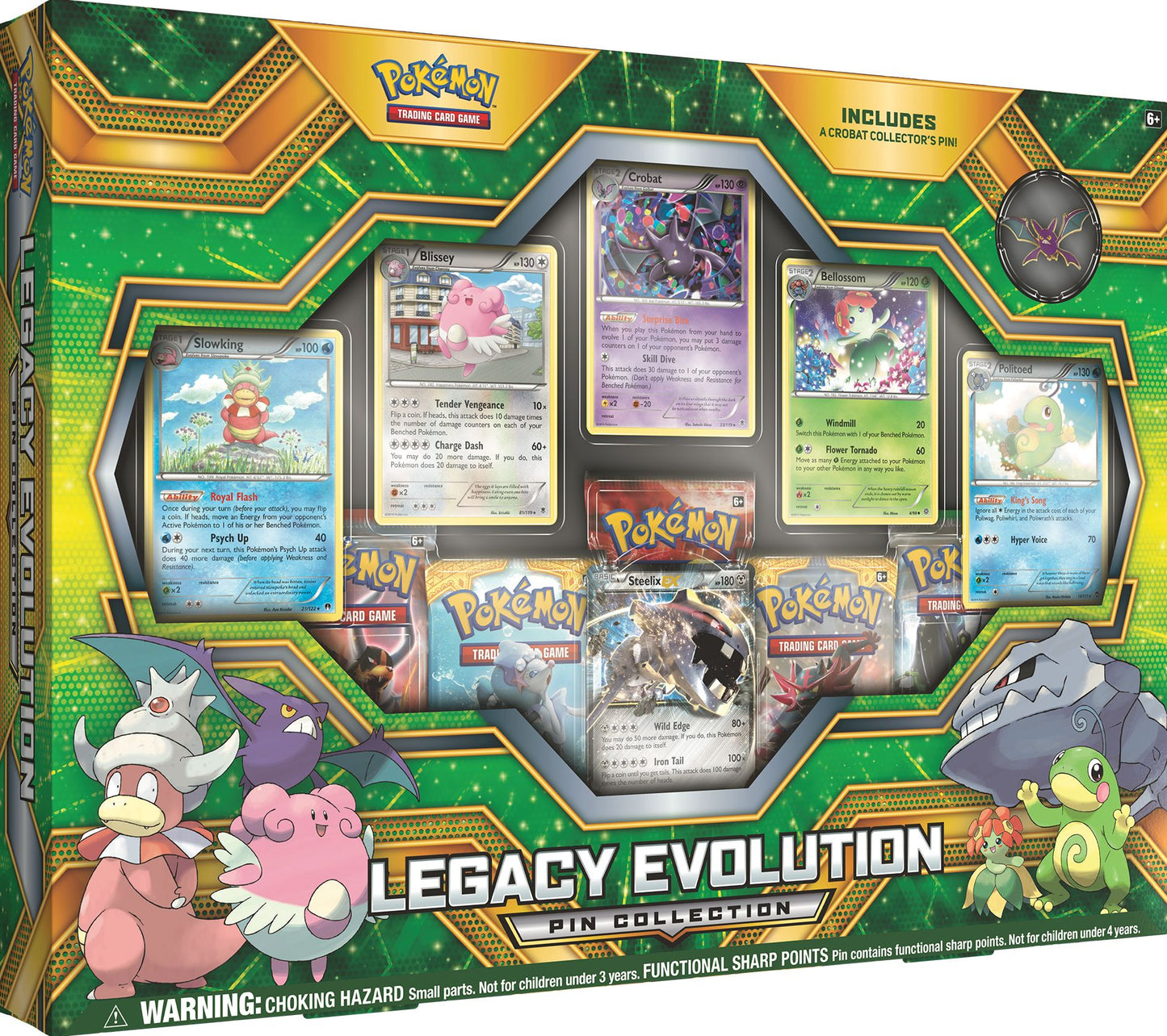 2017 POK LEGACY EVOLUTION PIN COLLECTION - 820650803048
