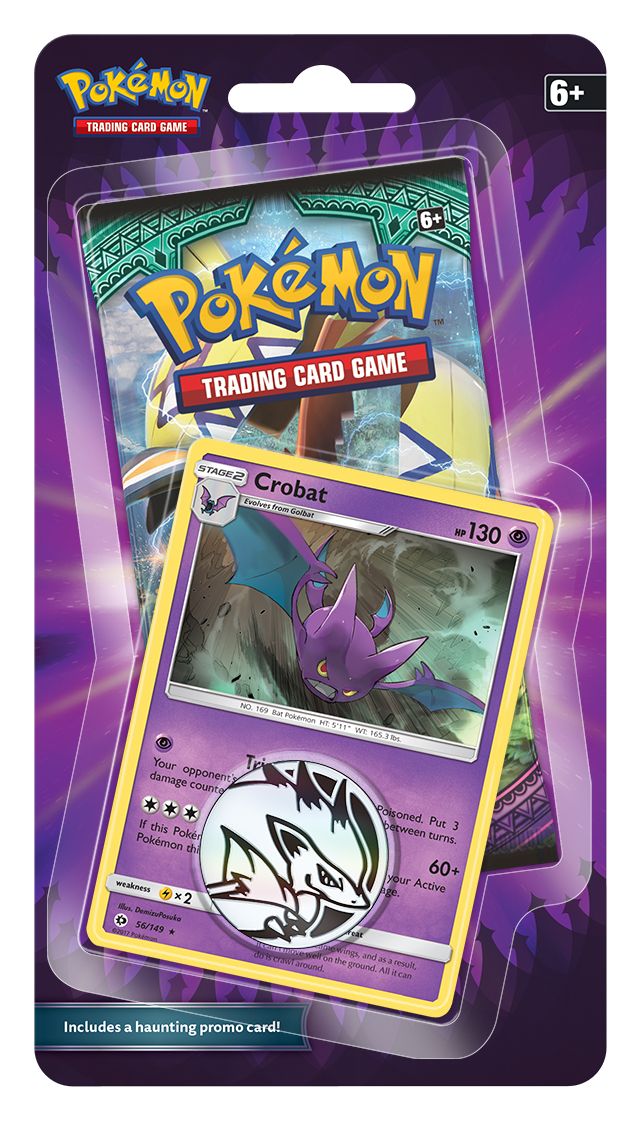 2017 POK SPOOKY BOOSTER W/BONUS PROMO CARD & COIN - 820650803154