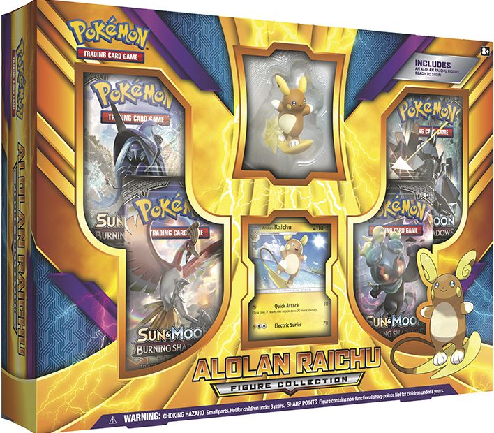 2018 POK ALOLAN RAICHU FIGURE BOX - 820650803161