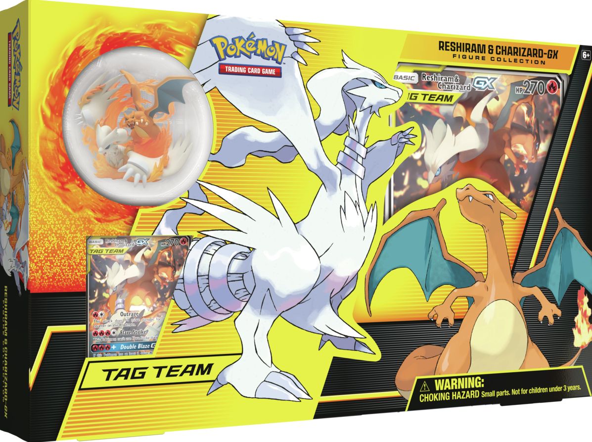 2019 POK RESHIRAM/CHARIZARD GX FIGURE COLLECTION - 820650803932
